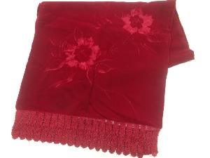 ビロード花模様ショール